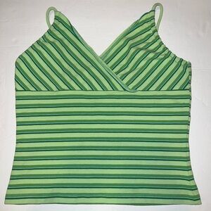 Vintage Y2K Derek Heart Striped Tank